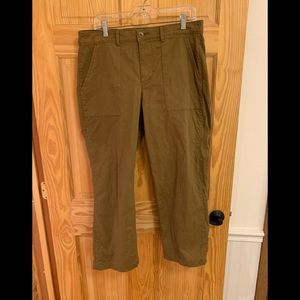 Straight cropped pants